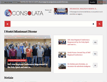 Tablet Screenshot of consolata.org
